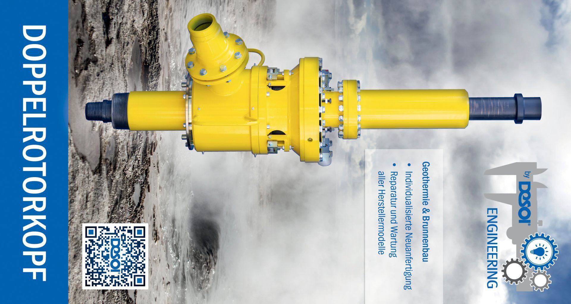 Postkarte DOPPELROTORKOPF